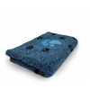 VET BED Tapis antidérapant Grosse Patte Turquoise