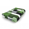 Tapis antidérapant Patchwork Vert, Noir & Blanc