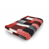 Tapis antidérapant Patchwork Rouge, Noir & Blanc