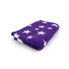 Tapis Antidérapant Violet Etoiles Blanches