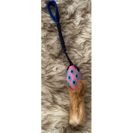Tug Bungee Lapin & Balle de Rugby