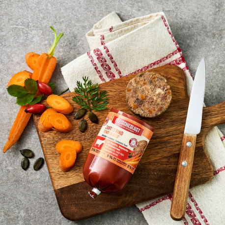 Saucisse Boeuf/Carottes/Eglantier/Graines de Citrouille